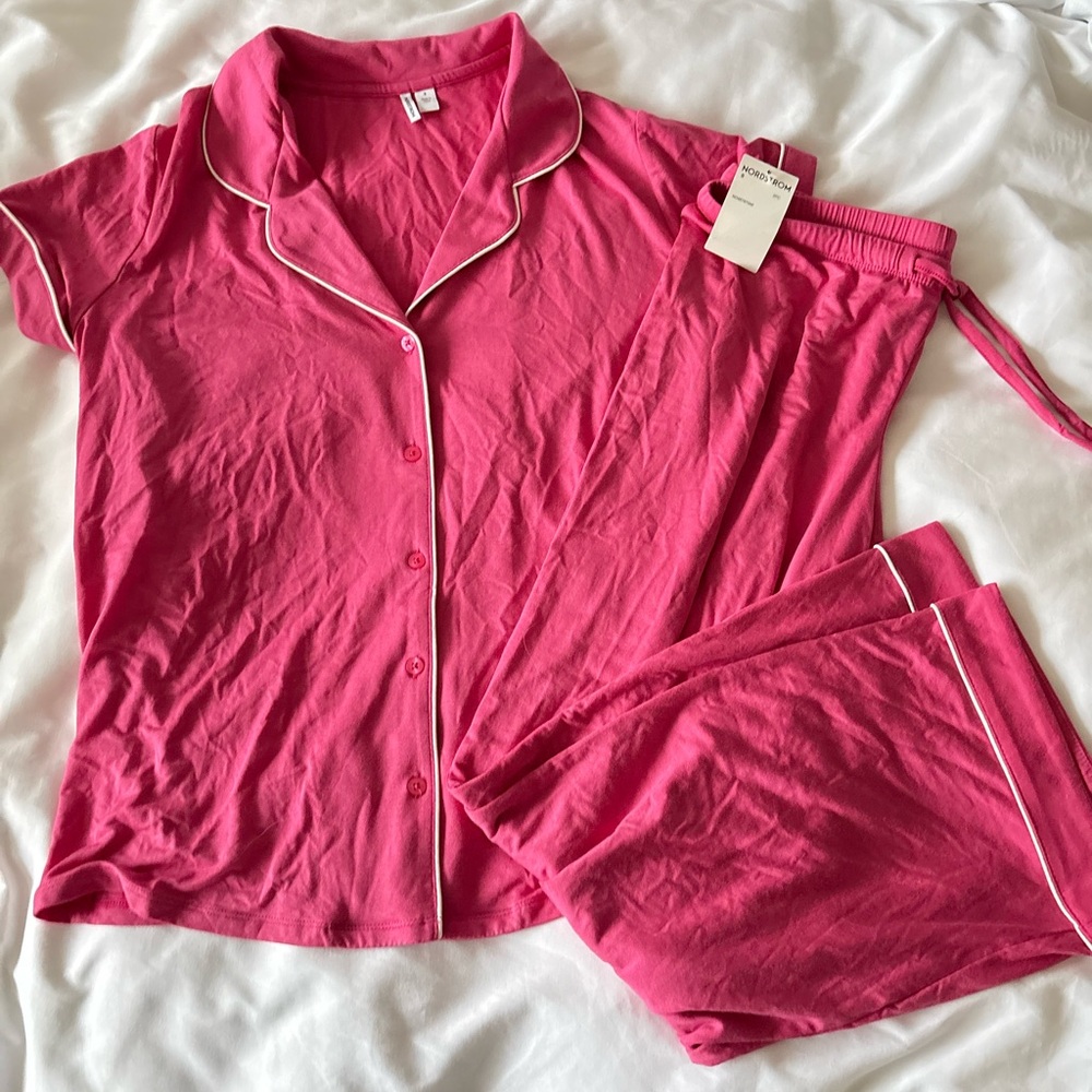 Nordstrom Pink Pajama Set (NWTS)